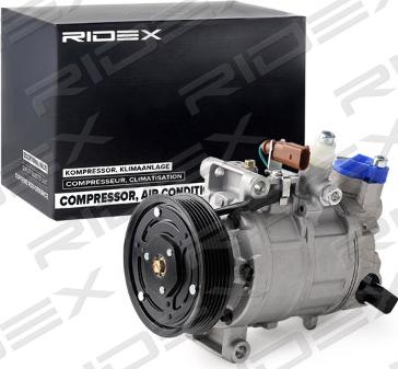 RIDEX 447K0310 - Компрессор кондиционера autospares.lv