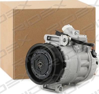 RIDEX 447K0322 - Компрессор кондиционера autospares.lv