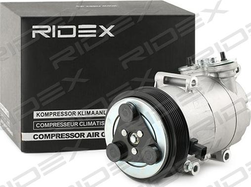 RIDEX 447K0370 - Компрессор кондиционера autospares.lv