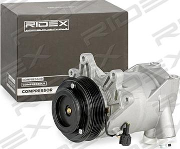 RIDEX 447K0292 - Компрессор кондиционера autospares.lv