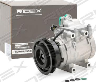 RIDEX 447K0240 - Компрессор кондиционера autospares.lv