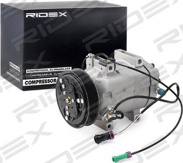 RIDEX 447K0242 - Компрессор кондиционера autospares.lv