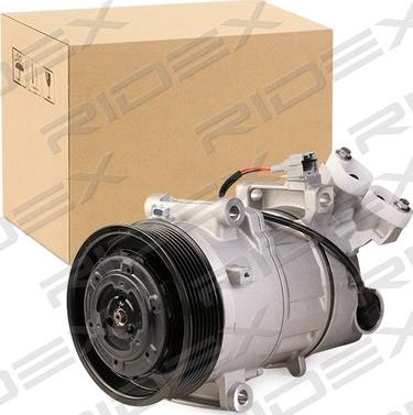 RIDEX 447K0285 - Компрессор кондиционера autospares.lv