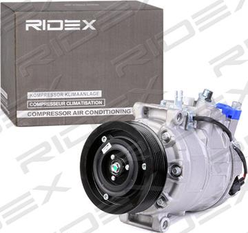 RIDEX 447K0239 - Компрессор кондиционера autospares.lv