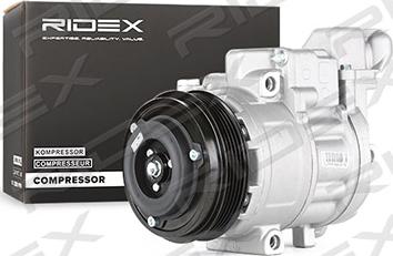 RIDEX 447K0229 - Компрессор кондиционера autospares.lv