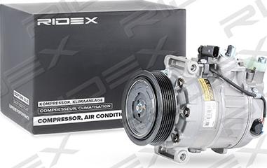 RIDEX 447K0225 - Компрессор кондиционера autospares.lv