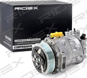 RIDEX 447K0228 - Компрессор кондиционера autospares.lv