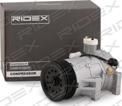 RIDEX 447K0271 - Компрессор кондиционера autospares.lv