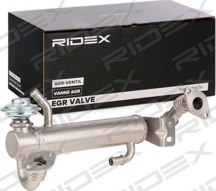 RIDEX 4032C0015 - Радиатор, рециркуляция ОГ autospares.lv