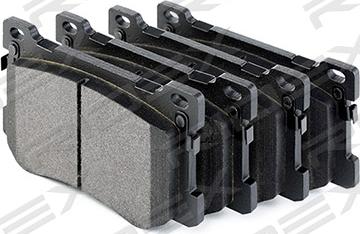 RIDEX 402B0974 - Тормозные колодки, дисковые, комплект autospares.lv