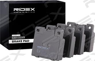 RIDEX 402B0597 - Тормозные колодки, дисковые, комплект autospares.lv