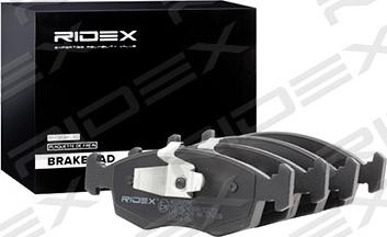RIDEX 402B0556 - Тормозные колодки, дисковые, комплект autospares.lv