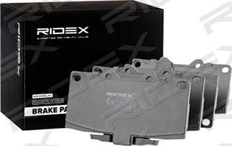 RIDEX 402B0659 - Тормозные колодки, дисковые, комплект autospares.lv