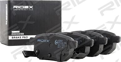 RIDEX 402B0689 - Тормозные колодки, дисковые, комплект autospares.lv