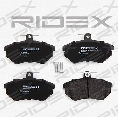 RIDEX 402B0246 - Тормозные колодки, дисковые, комплект autospares.lv