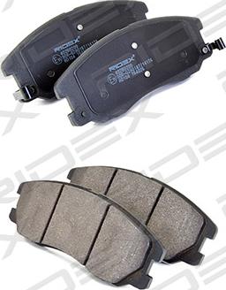 RIDEX 402B0209 - Тормозные колодки, дисковые, комплект autospares.lv