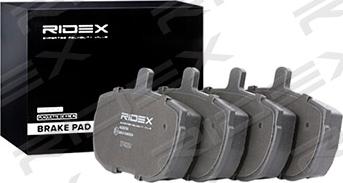 RIDEX 402B0795 - Тормозные колодки, дисковые, комплект autospares.lv