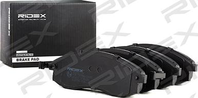 RIDEX 402B0724 - Тормозные колодки, дисковые, комплект autospares.lv