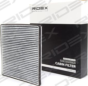 RIDEX 424I0065 - Фильтр воздуха в салоне autospares.lv