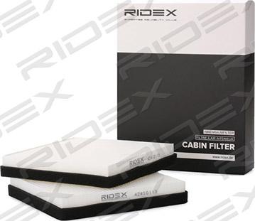 RIDEX 424I0113 - Фильтр воздуха в салоне autospares.lv