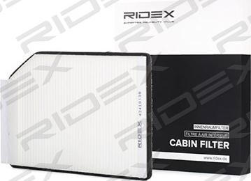 RIDEX 424I0138 - Фильтр воздуха в салоне autospares.lv