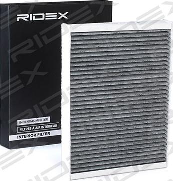 RIDEX 424I0255 - Фильтр воздуха в салоне autospares.lv