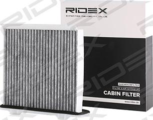 RIDEX 424I0281 - Фильтр воздуха в салоне autospares.lv