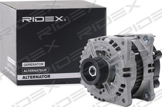 RIDEX 4G0943 - Генератор autospares.lv