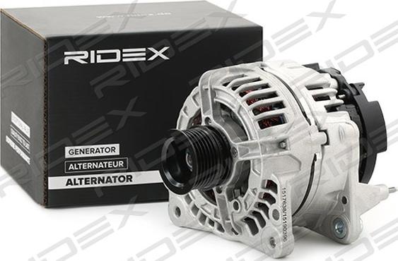 RIDEX 4G0494 - Генератор autospares.lv