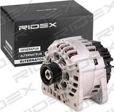 RIDEX 4G0492 - Генератор autospares.lv