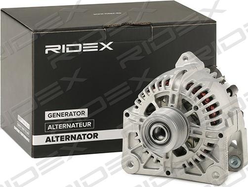 RIDEX 4G0445 - Генератор autospares.lv