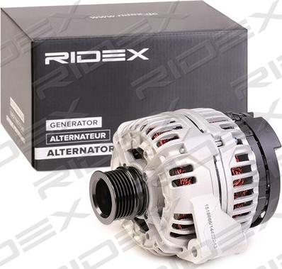 RIDEX 4G0464 - Генератор autospares.lv