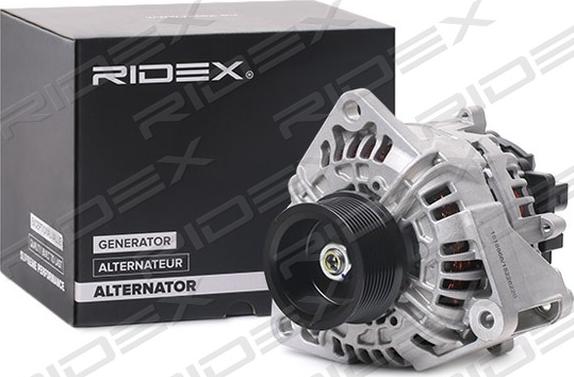 RIDEX 4G0580 - Генератор autospares.lv