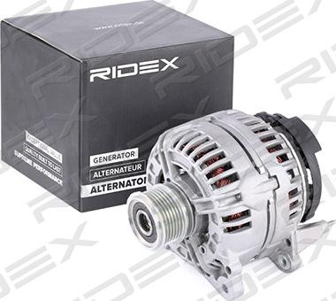 RIDEX 4G0004 - Генератор autospares.lv