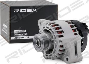 RIDEX 4G0038 - Генератор autospares.lv