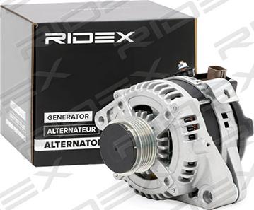 RIDEX 4G0078 - Генератор autospares.lv