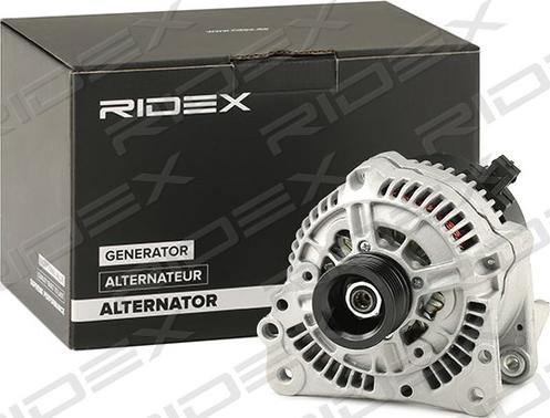 RIDEX 4G0142 - Генератор autospares.lv