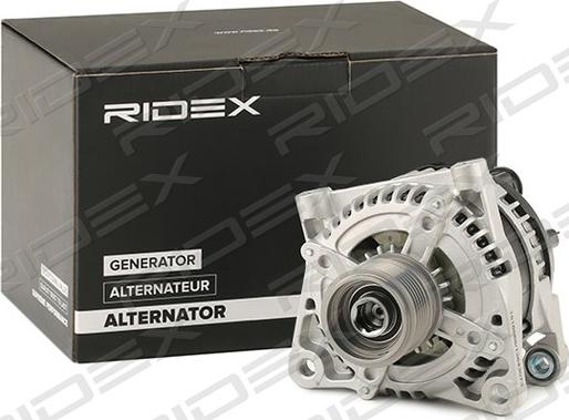 RIDEX 4G0154 - Генератор autospares.lv