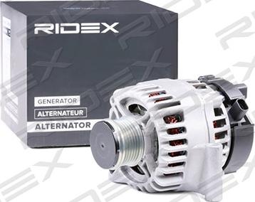 RIDEX 4G0156 - Генератор autospares.lv