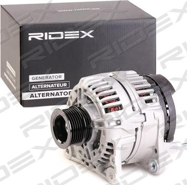 RIDEX 4G0163 - Генератор autospares.lv