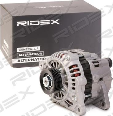 RIDEX 4G0100 - Генератор autospares.lv
