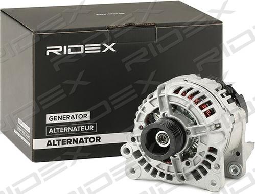 RIDEX 4G0184 - Генератор autospares.lv