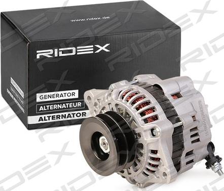 RIDEX 4G0176 - Генератор autospares.lv