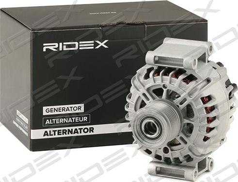 RIDEX 4G0854 - Генератор autospares.lv