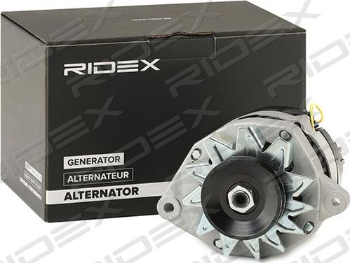 RIDEX 4G0860 - Генератор autospares.lv