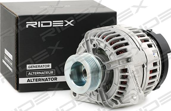 RIDEX 4G0808 - Генератор autospares.lv