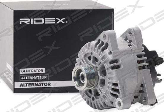 RIDEX 4G0877 - Генератор autospares.lv