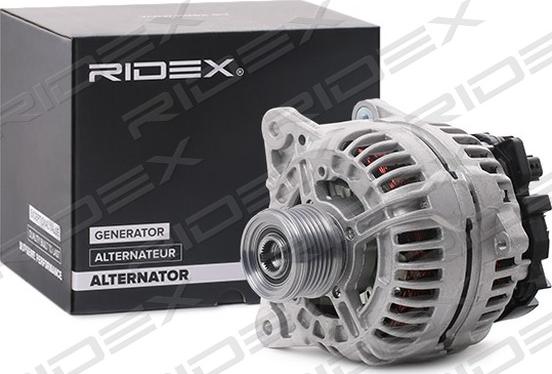 RIDEX 4G0366 - Генератор autospares.lv