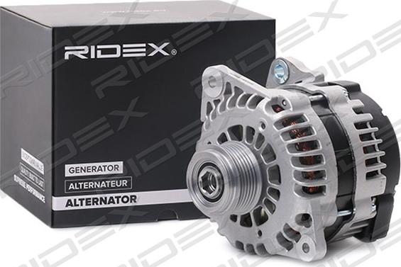 RIDEX 4G0312 - Генератор autospares.lv