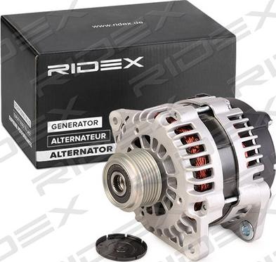 RIDEX 4G0317 - Генератор autospares.lv